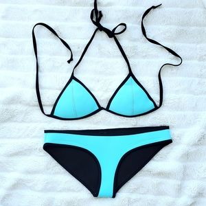Triangl Swimwear Set in Aqua